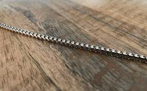 3mm Rhodium Plated Franco Chain