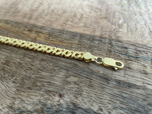 Gold Dollar Miami Cuban Link Bracelet - 6mm