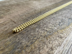 4.6mm Gold Miami Cuban Link Chain 