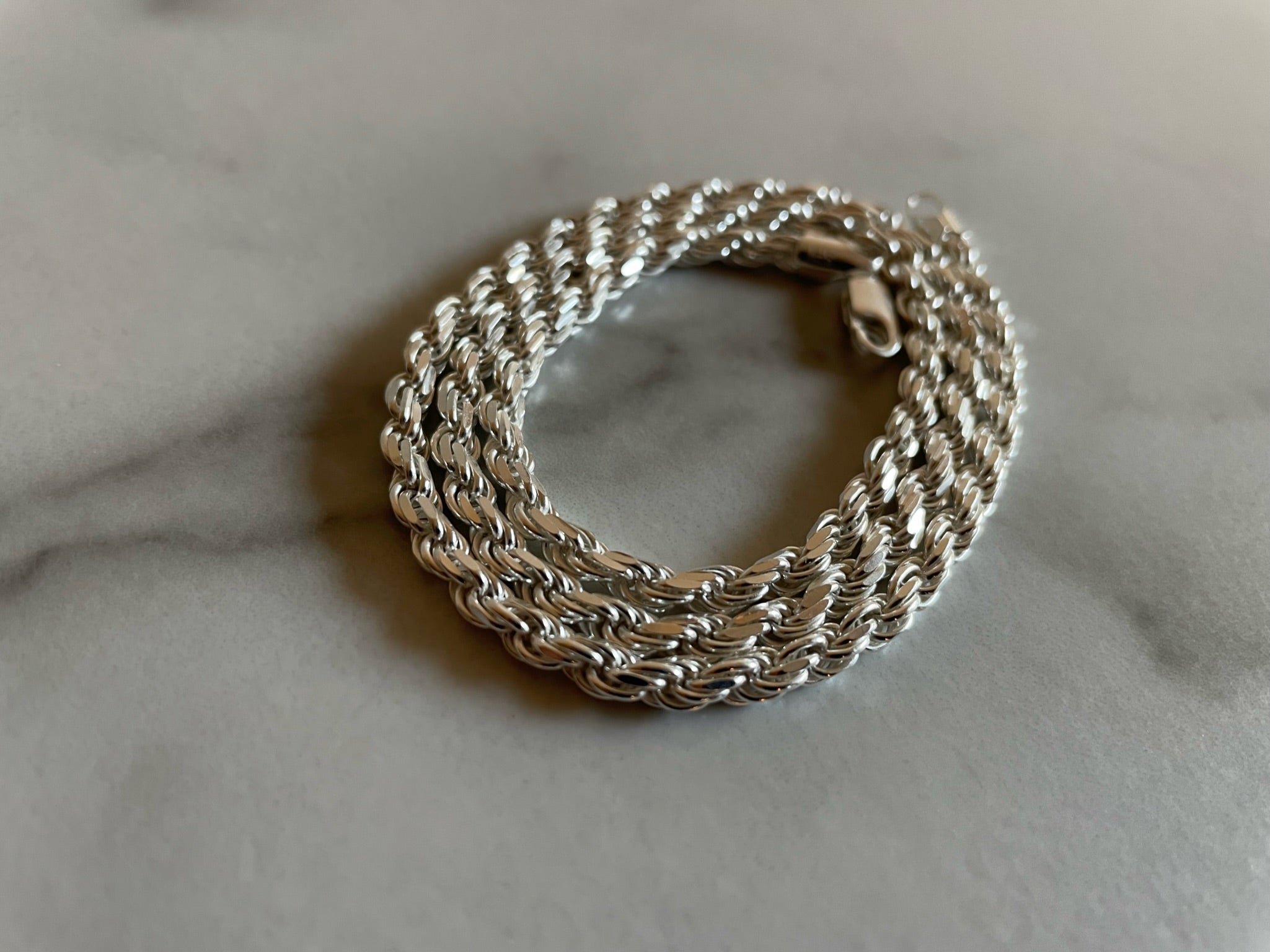 Silver Rope Chain - 3.5mm