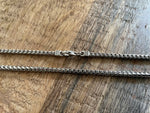 Load image into Gallery viewer, 925 Sterling Silver Rhodium Plated Franco Chain
