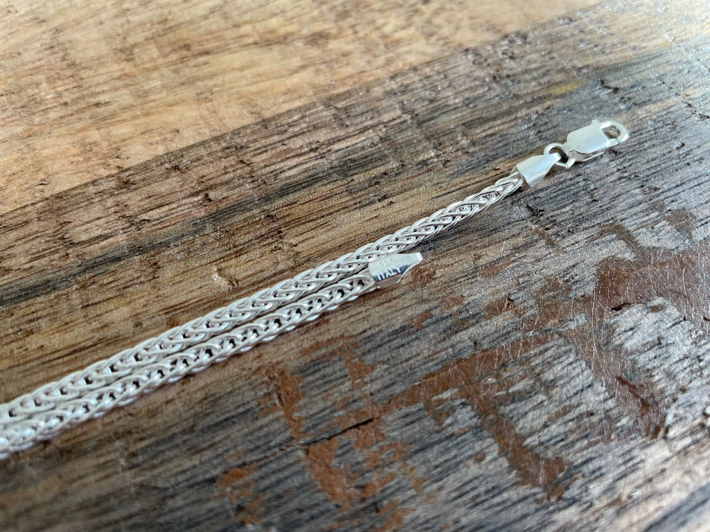 Sterling Silver Wheat Chain