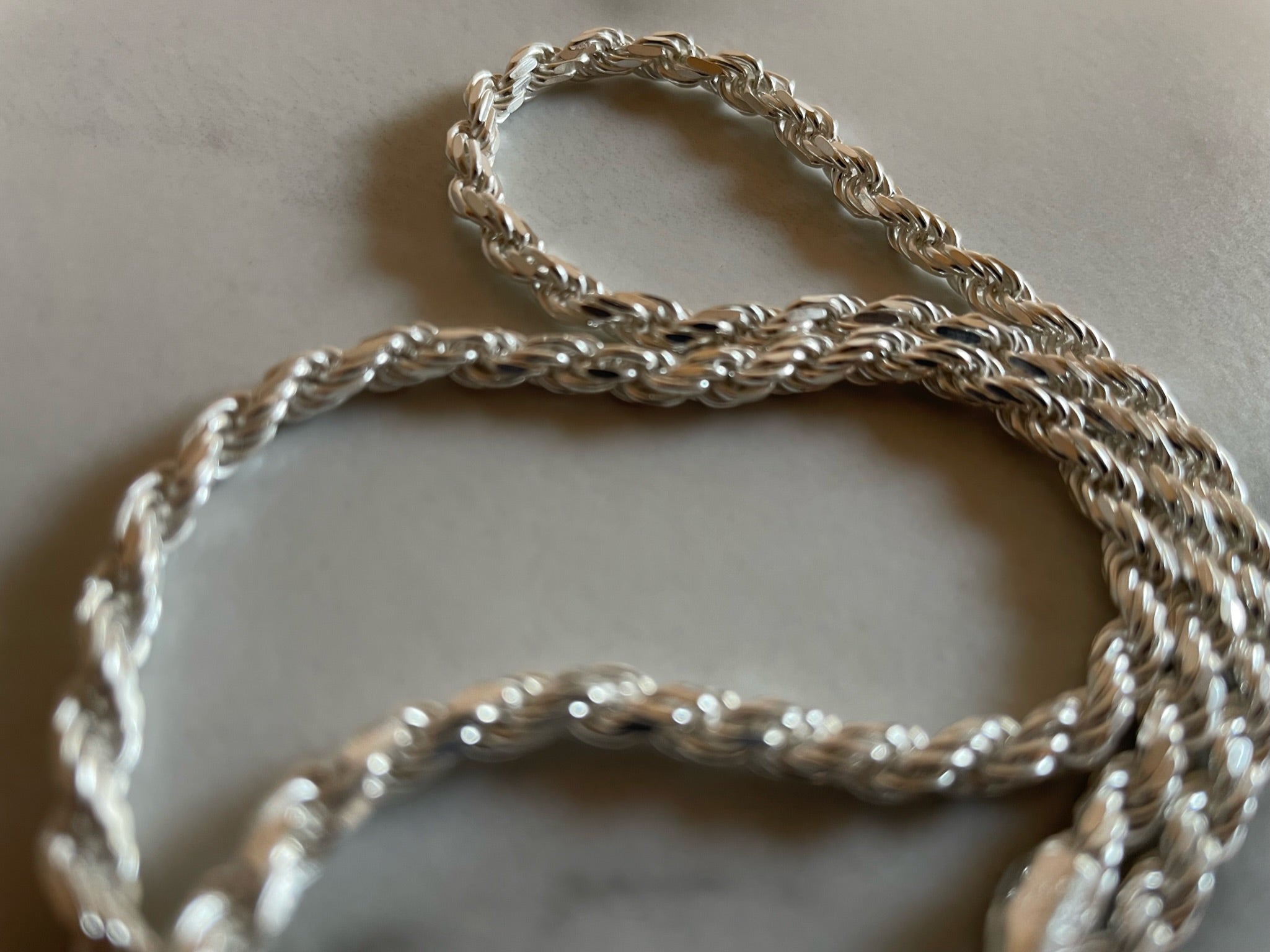 Silver Rope Chain - 3.5mm