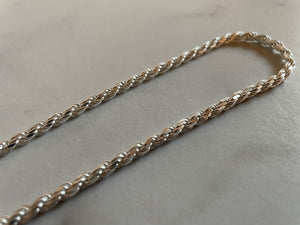 Silver Rope Chain - 3.5mm