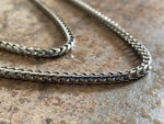 Load image into Gallery viewer, 3mm Rhodium Plated Franco Chain
