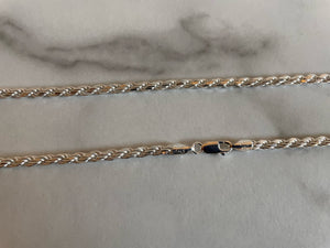 Silver Rope Chain - 3.5mm