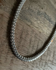 Silver Miami Cuban Link Chain - 4.5mm