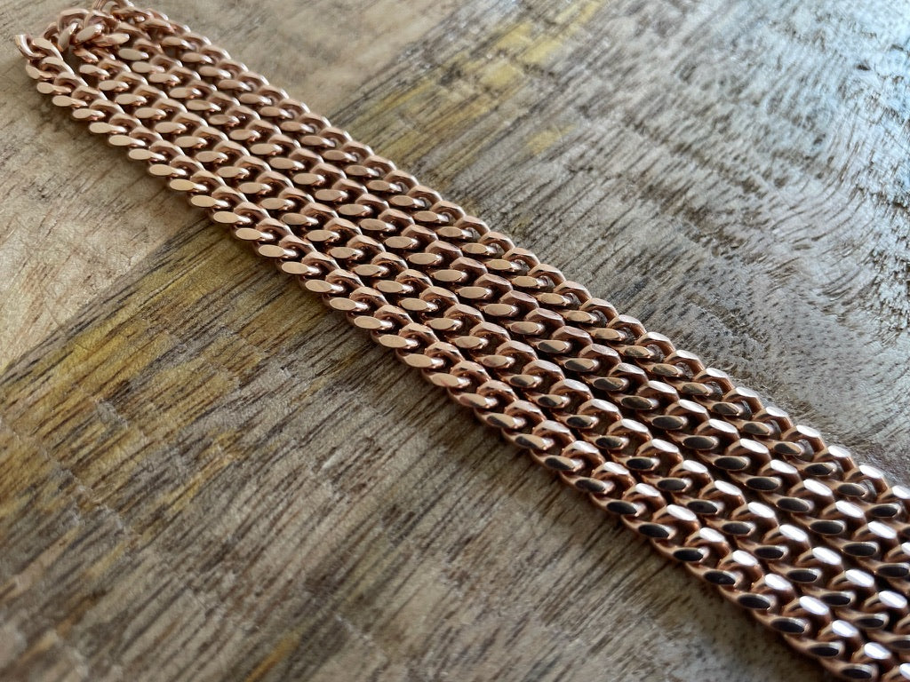 Rose Gold Miami Cuban Link Chain